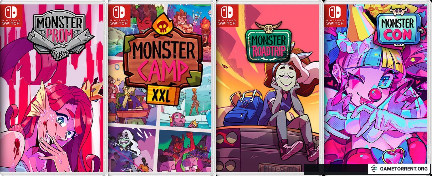 Monster Prom XXL / Prom 2 Monster Camp XXL / Prom 3 Monster Roadtrip XXL / Prom 4 Monster Con XXL